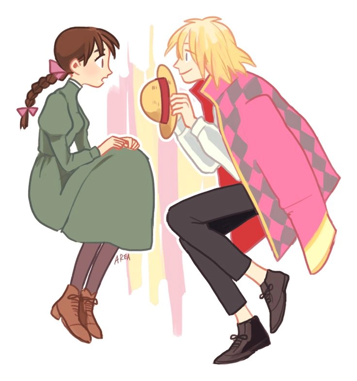 Howl x Sophie fanart gợi lại những khoảnh khắc ngọt ngào sâu lắng