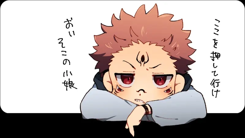 Mê mẩn với sukuna chibi cute khiến tim bạn tan chảy