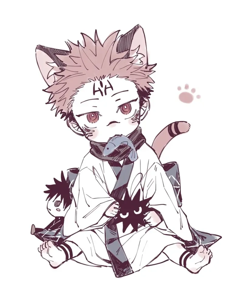 Sở hữu ngay cute sukuna chibi cực chất cho điện thoại