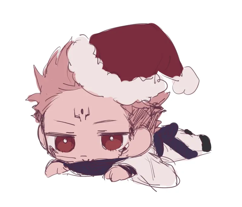 Lưu ngay bộ sukuna chibi cute làm hình nền