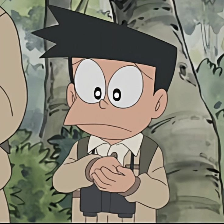 Hình Suneo ngầu thể hiện sự tự tin không thể xóa nhòa