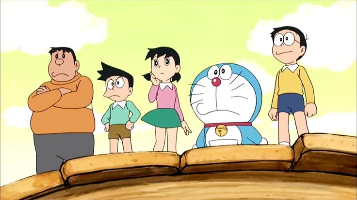 Nobita, Doraemon, Chaien, Suneo, Shizuka luôn tạo nên những cuộc phiêu lưu thú vị
