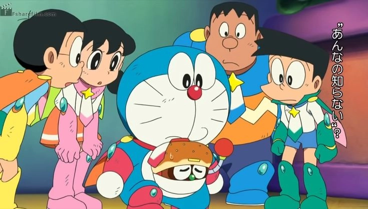 Nobita và Doraemon, Shizuka, Chaien, Suneo luôn có những tình huống hấp dẫn trong anime