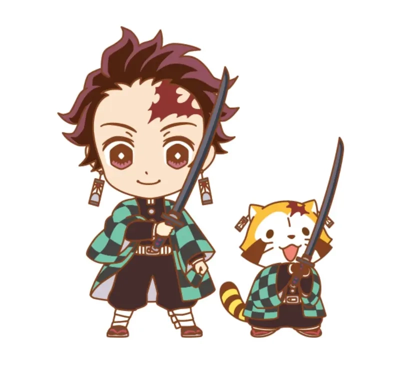Hòa mình cùng thanh gươm diệt quỷ chibi tanjiro phiên bản cute siêu cấp