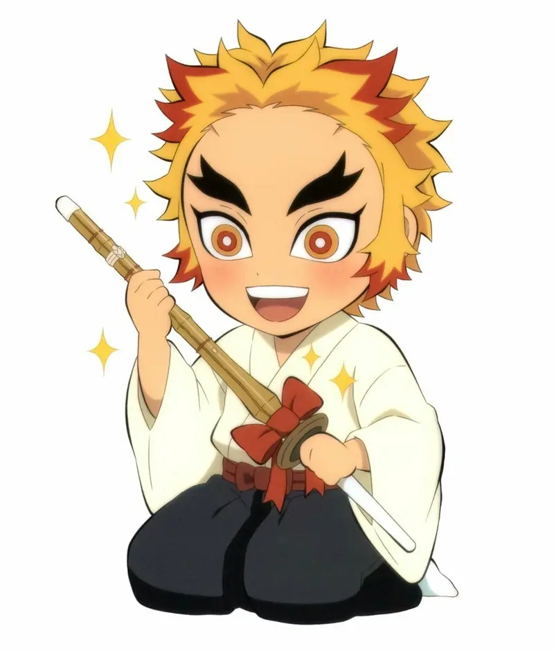 Hình nền máy bạn sẽ chất lừ với chibi thanh gươm diệt quỷ cực kỳ dễ thương