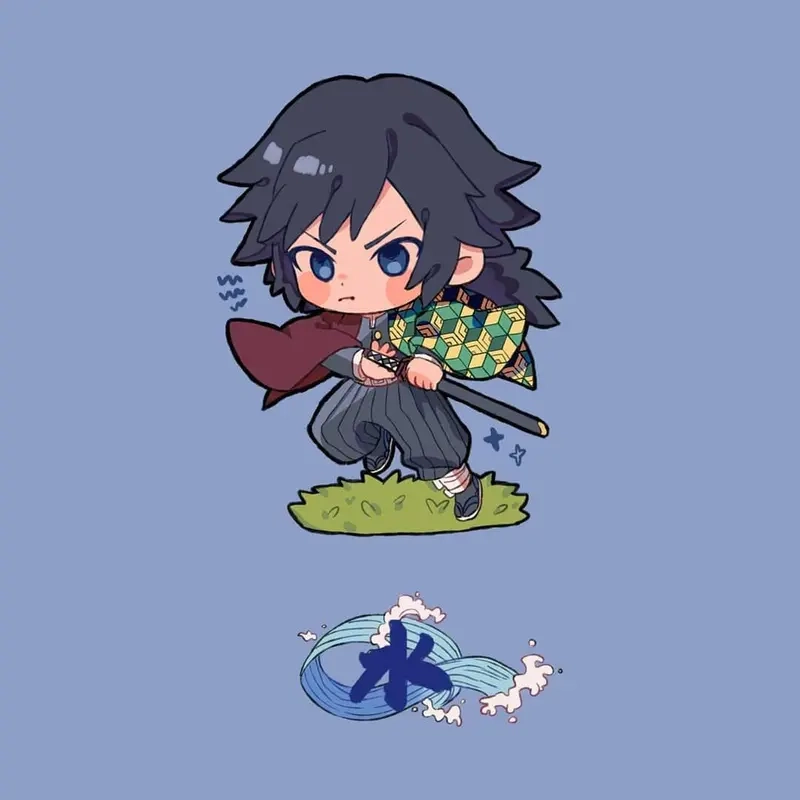 Đắm chìm trong ảnh anime thanh gươm diệt quỷ chibi sắc nét
