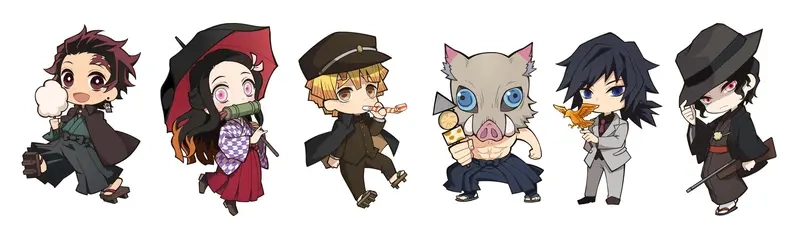 Đổi ảnh đại diện cực cool với avatar thanh gươm diệt quỷ chibi
