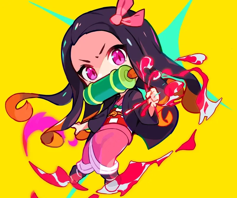 Trọn bộ ảnh lưỡi gươm diệt quỷ chibi dễ thương hết nấc