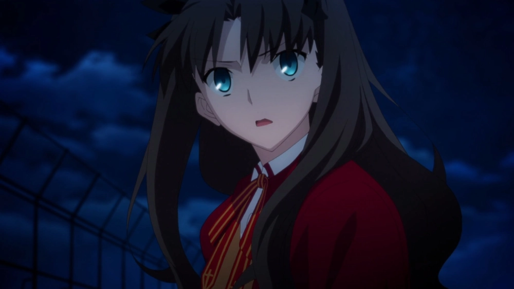 Rin Tohsaka official art luôn thể hiện khí chất và sự quyến rũ