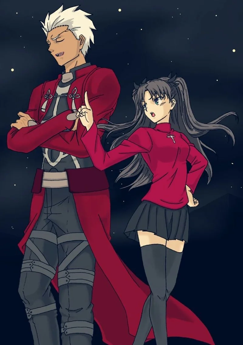 Archer and Tohsaka tạo thành một đội mạnh mẽ và đầy chiến lược
