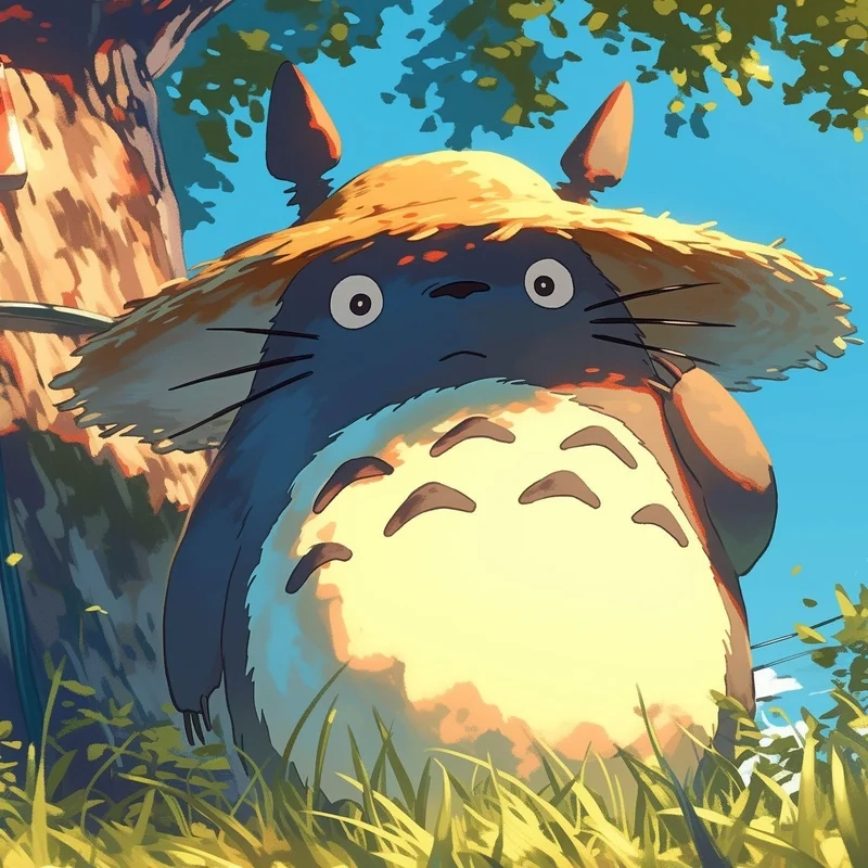 Totoro avatar dễ thương làm sáng bừng profile