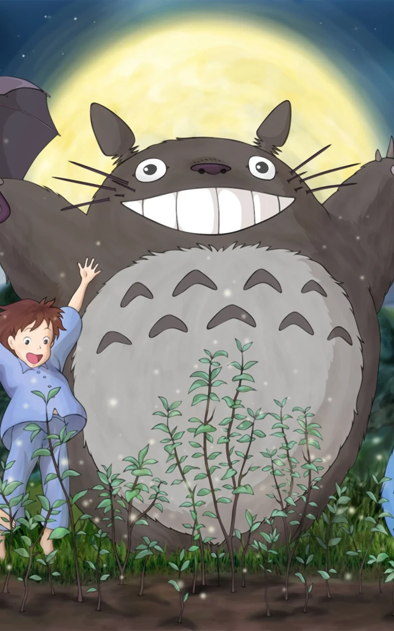 Totoro poster mang sắc màu cổ tích Ghibli