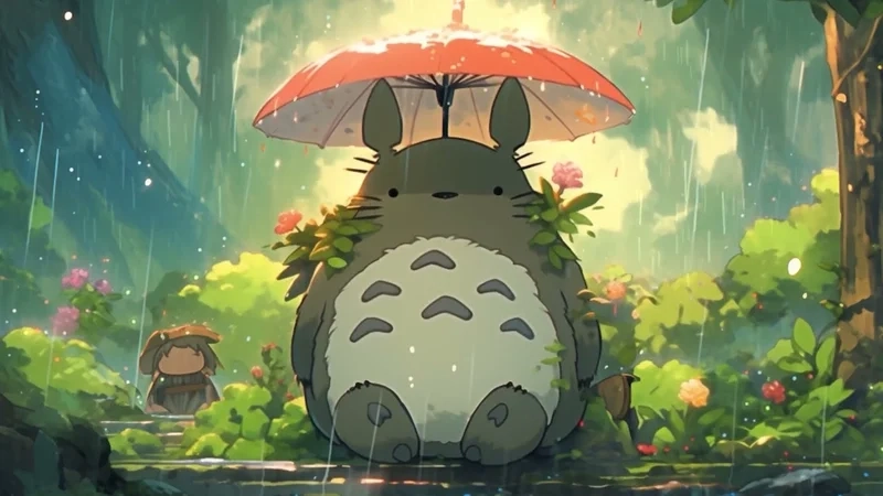 Nhà của Totoro gợi lên sự bình yên giữa thiên nhiên