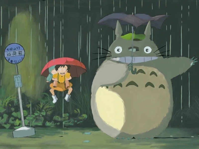 Ảnh anime Totoro đẹp như bước ra từ giấc mơ