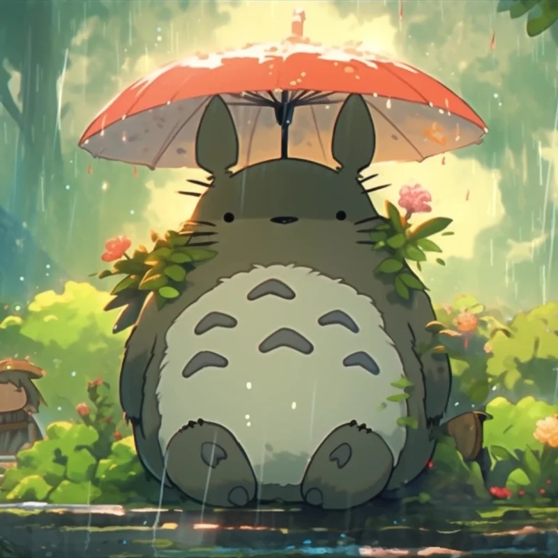 Totoro art tinh tế hòa quyện giữa thiên nhiên và mộng mơ