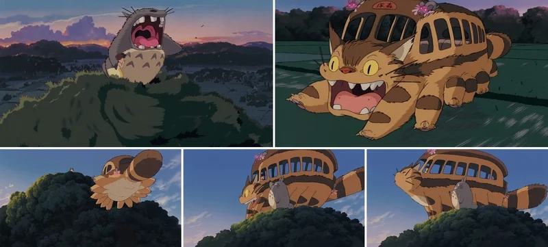 Xe mèo trong Totoro biểu tượng sáng tạo của Miyazaki