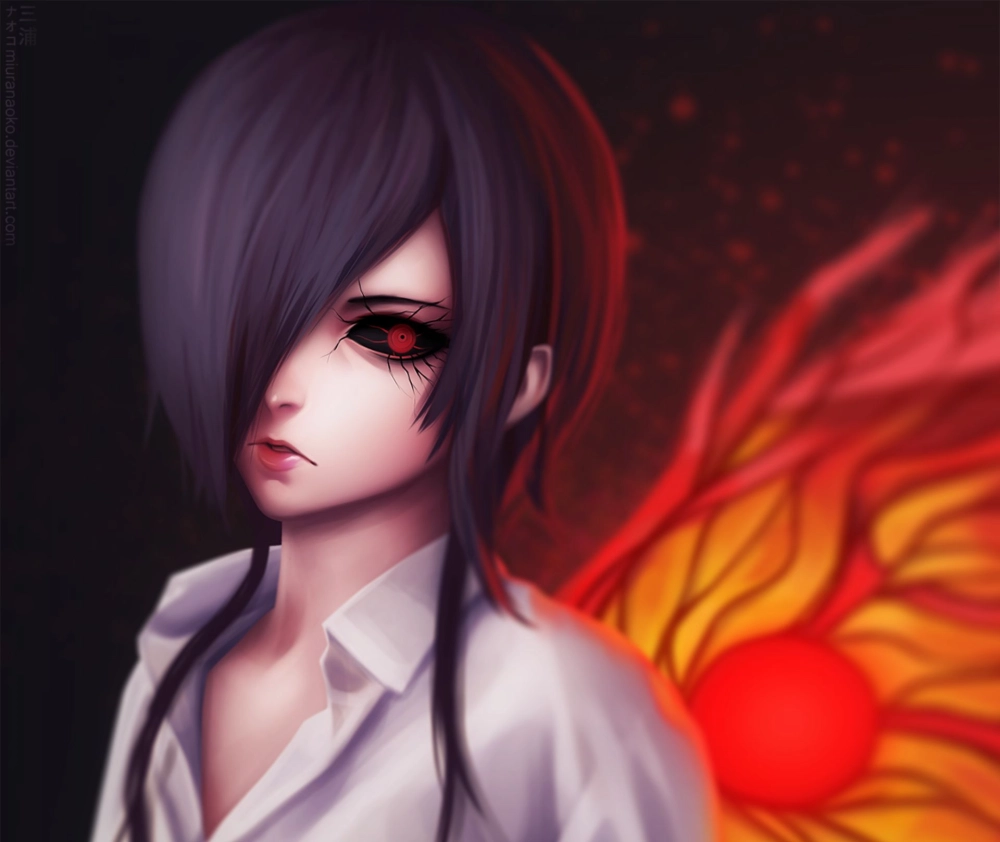 Touka Kirishima age là 18 khi lần đầu xuất hiện