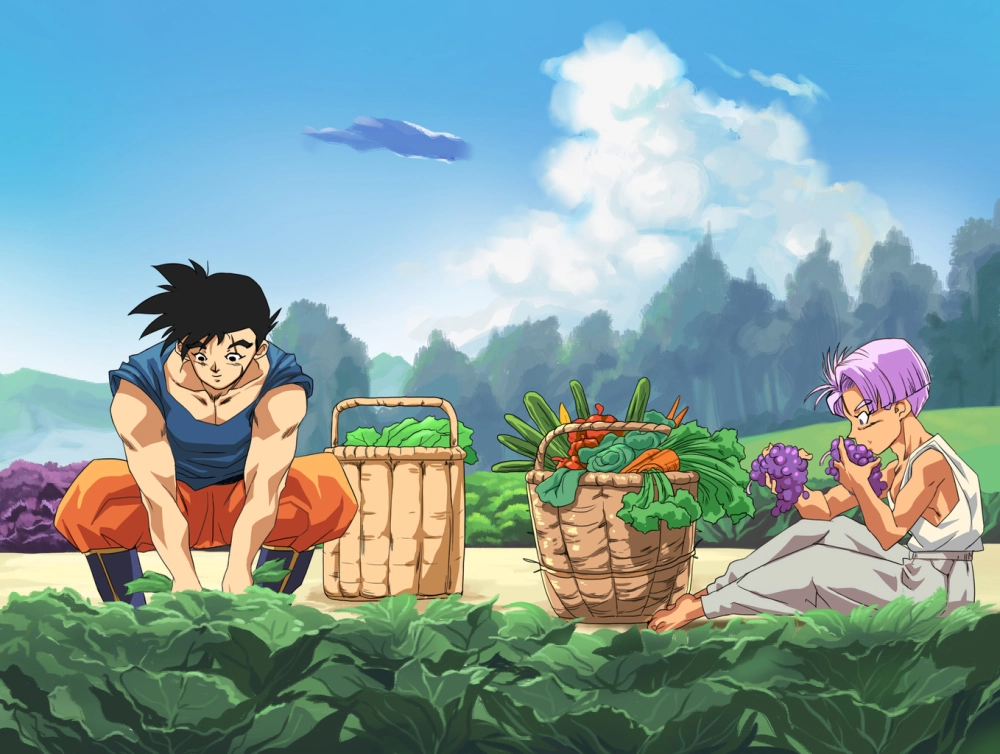 Trunks and Gohan có những chiến đấu đầy cảm xúc và mạnh mẽ