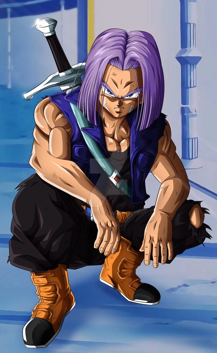 Super Saiyan Rage Trunks Trunks với trạng thái Super Saiyan Rage mạnh mẽ