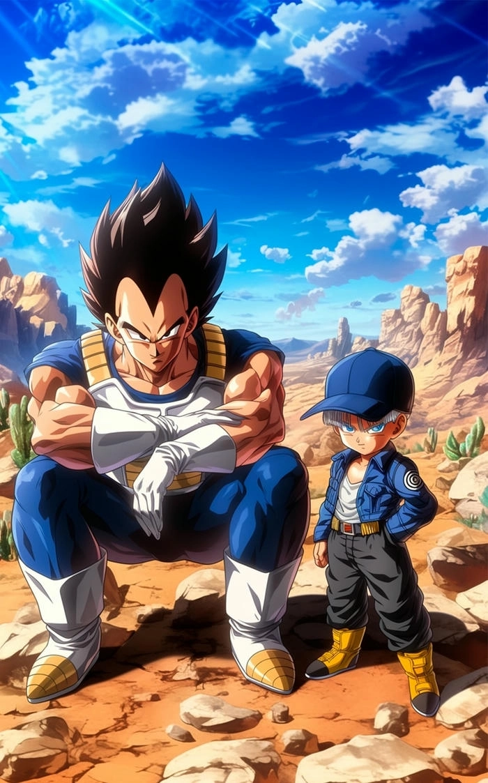 Vegeta đeo kính với phong cách mới mẻ và đầy ngầu