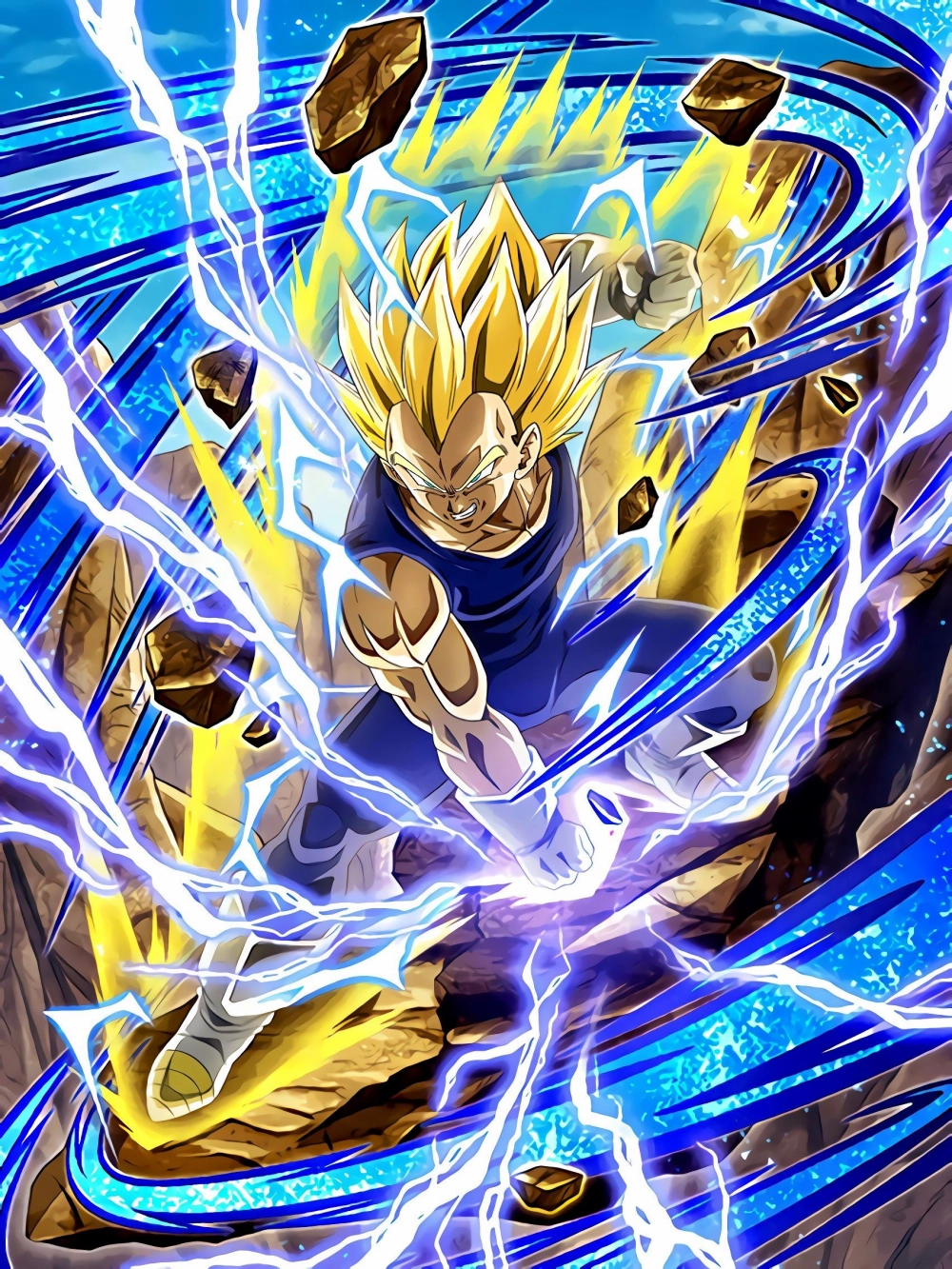 Vegeta Super Saiyan Blue Evolution đạt đến đỉnh cao của sức mạnh