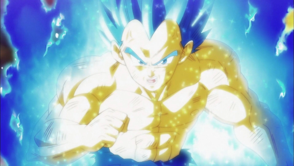 Super Saiyan God Vegeta với sức mạnh thần thánh đáng kinh ngạc
