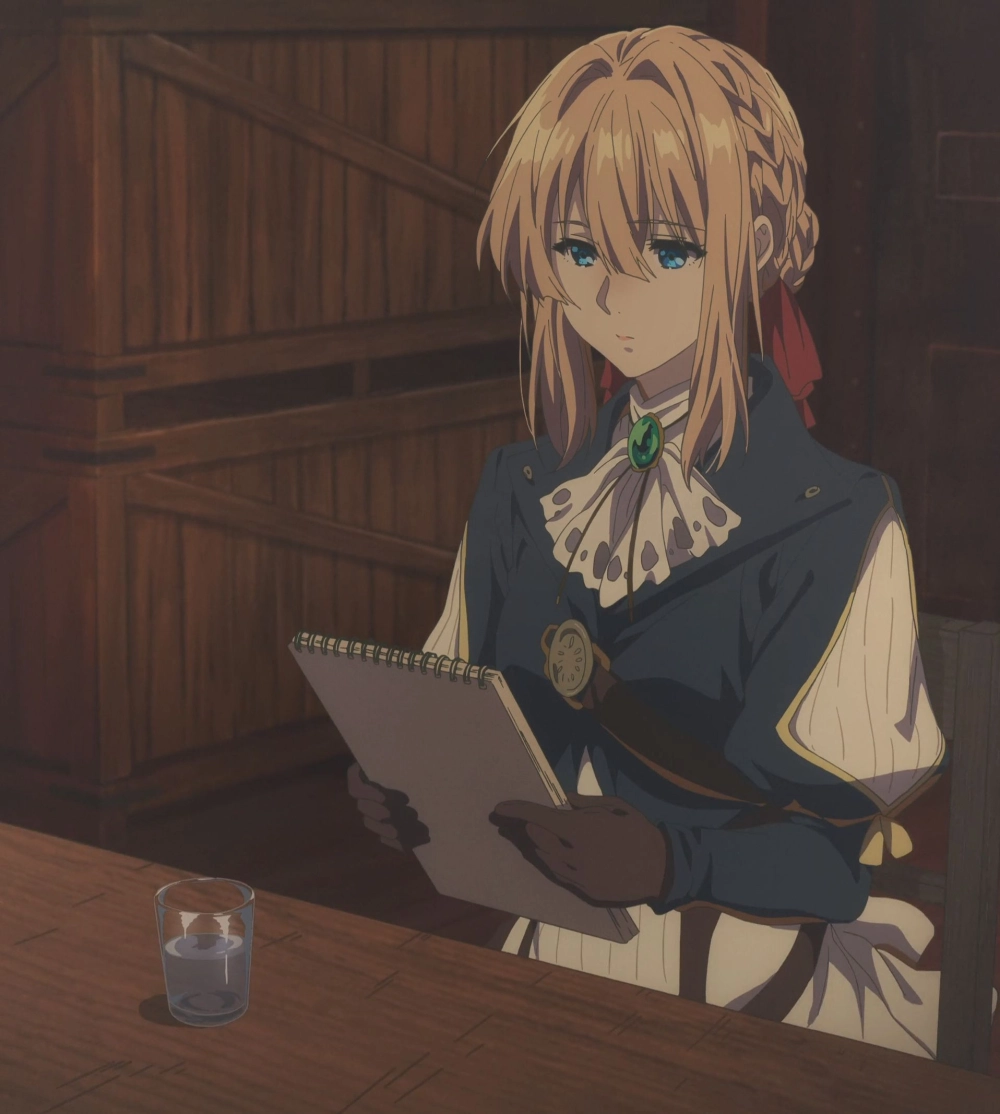 Violet Evergarden avatar thể hiện nét đẹp dịu dàng