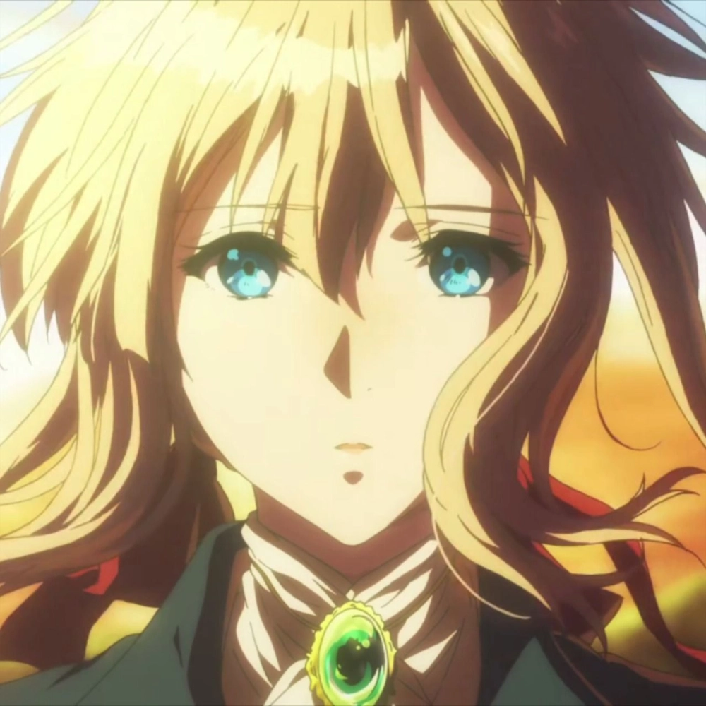 Violet Evergarden ảnh đẹp thể hiện vẻ đẹp cổ điển và thanh lịch