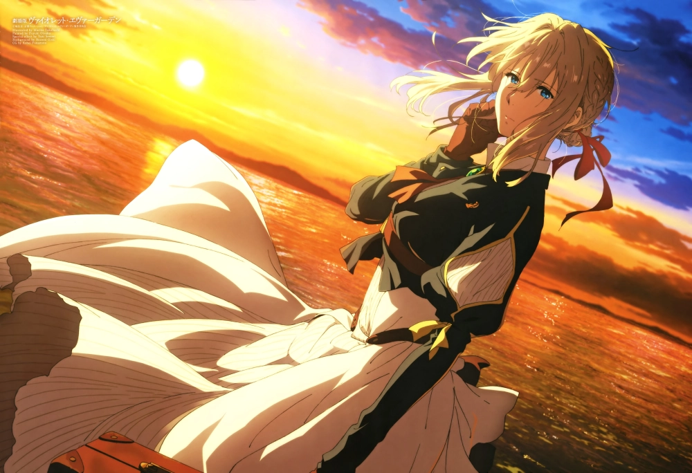 Violet Evergarden outfit mang phong cách cổ điển quý phái