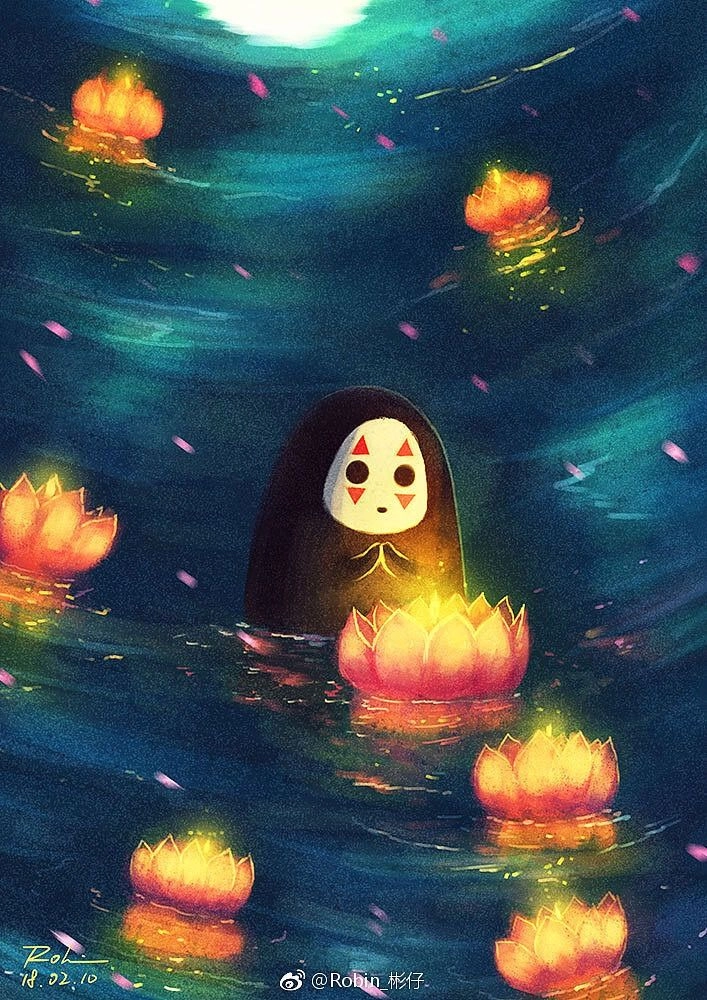 Ảnh con vô diện khiến fan ghibli mê mẩn không thôi