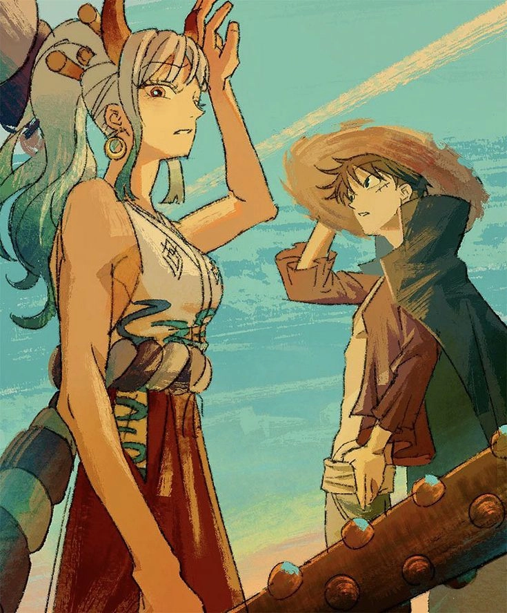 Luffy x Yamato tình bạn đặc biệt và mối liên kết mạnh mẽ