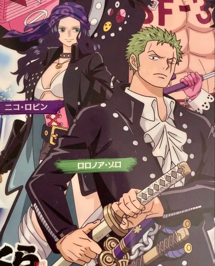 Roronoa Zoro x Nico Robin sự kết hợp giữa sức mạnh và trí tuệ