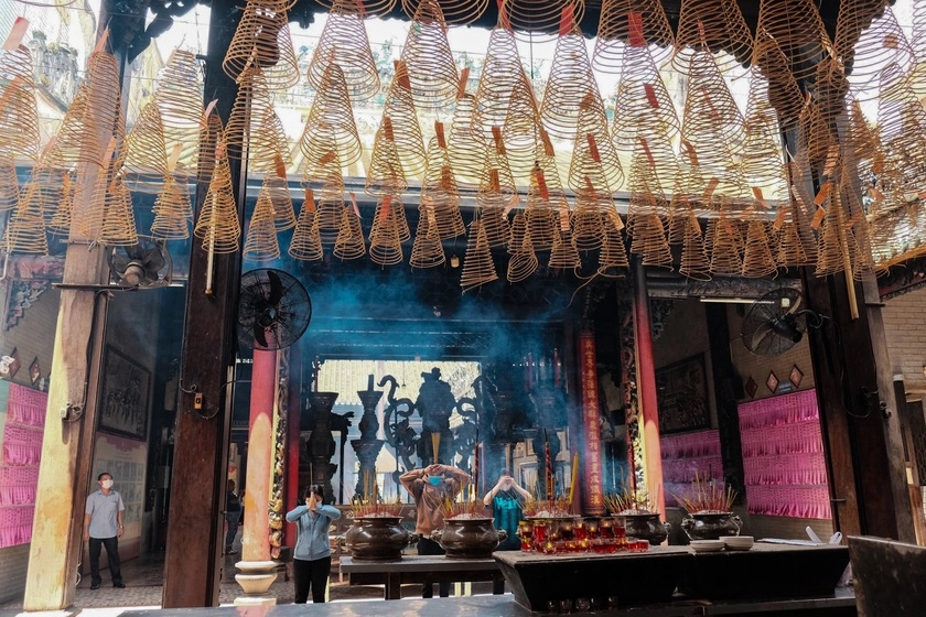 Kiến trúc Chùa Bà Thiên Hậu độc đáo đậm chất Trung Hoa