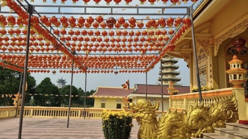 Chùa Đại Tòng Lâm hình ảnh uy nghi cổ kính giữa thiên nhiên