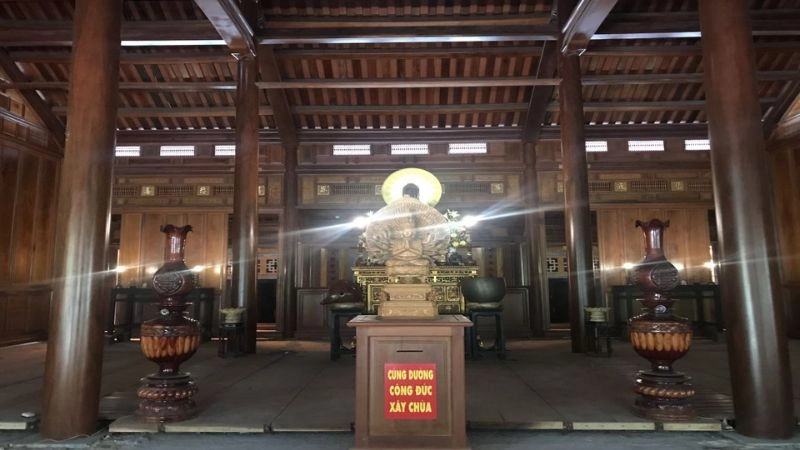 Hình ảnh Chùa Diệu Đế thanh tịnh giữa đất trời xứ Huế