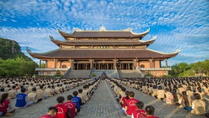 Hình ảnh chùa Hoằng Pháp uy nghiêm