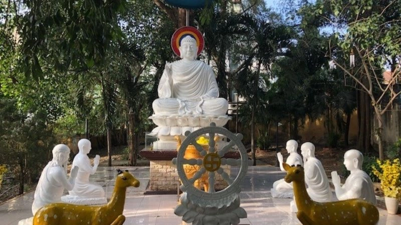 Hình ảnh Chùa Hội Khánh cổ kính trầm mặc thời gian