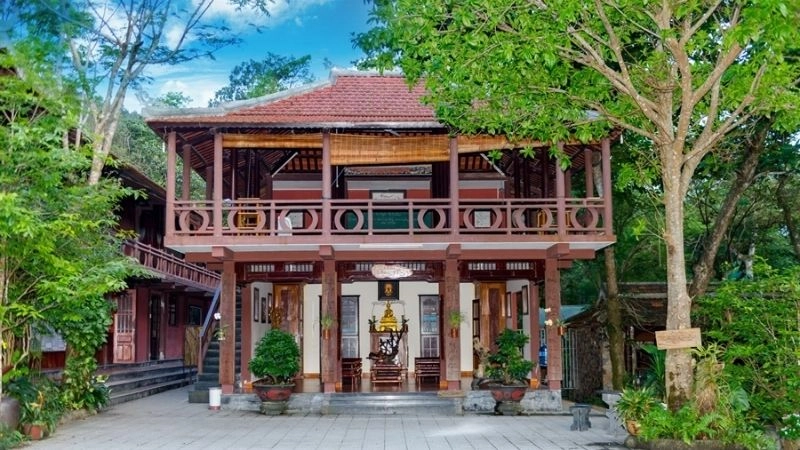 Hình ảnh chùa Huyền Không đẹp bình yên giữa thiên nhiên