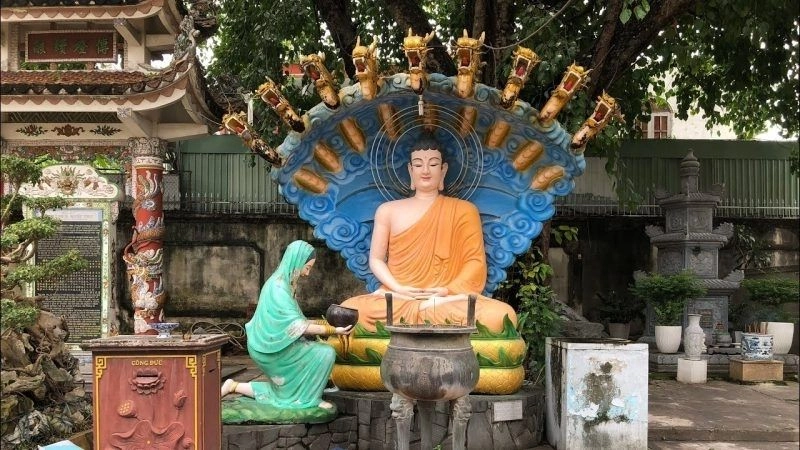 Hình ảnh chùa Nam Thiên Nhất Trụ đẹp uy nghi giữa thiên nhiên