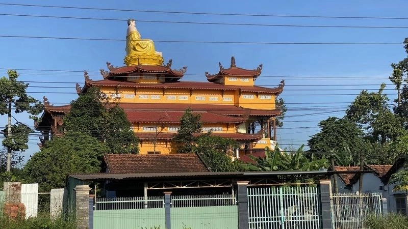 Hình ảnh chùa Sùng Hưng đẹp thanh tịnh và uy nghi