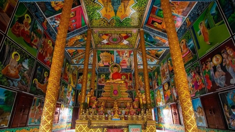 Bình yên Chùa Xiêm Cán níu giữ bước chân du khách