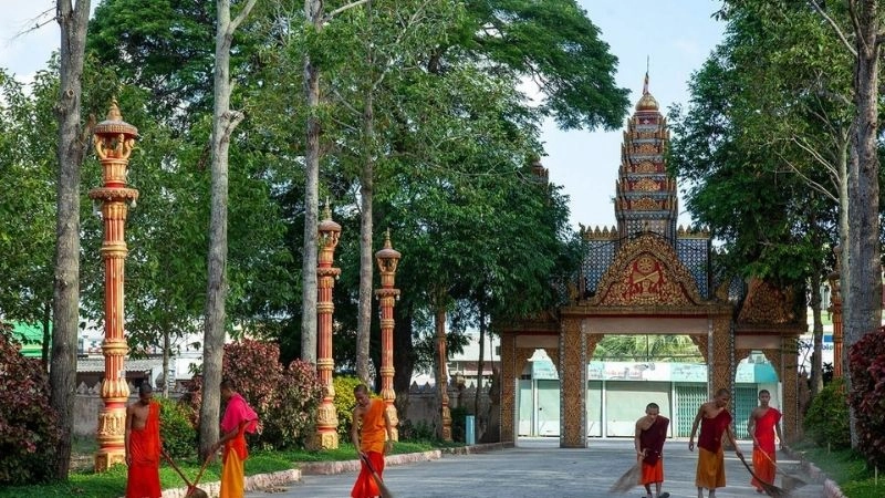 Chùa Khmer Bạc Liêu tôn vinh giá trị văn hóa độc đáo