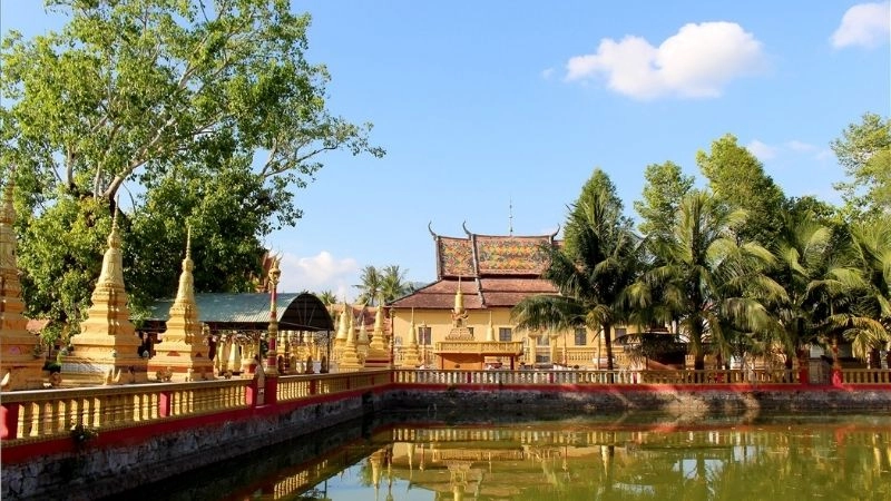 Hình ảnh chùa Xvayton An Giang đặc sắc 