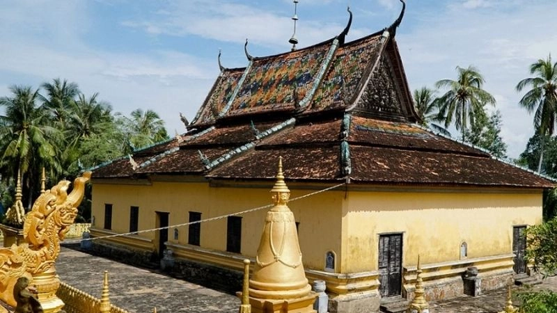 Chùa Xvayton An Giang ngôi chùa Khmer nổi bật nhất