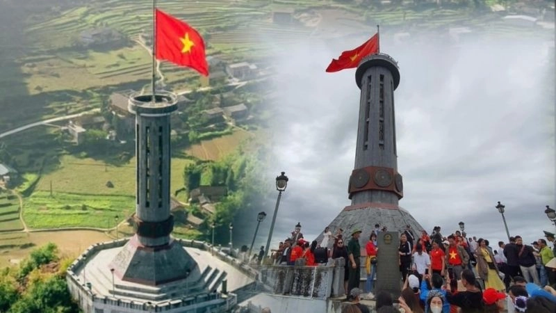 Hình ảnh cột cờ Lũng Cú đẹp đầy linh thiêng