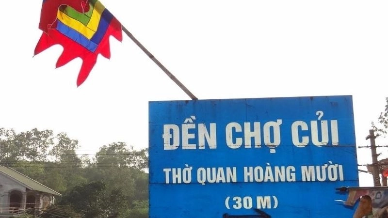 Hình ảnh đền Chợ Củi cổ kính qua thời gian