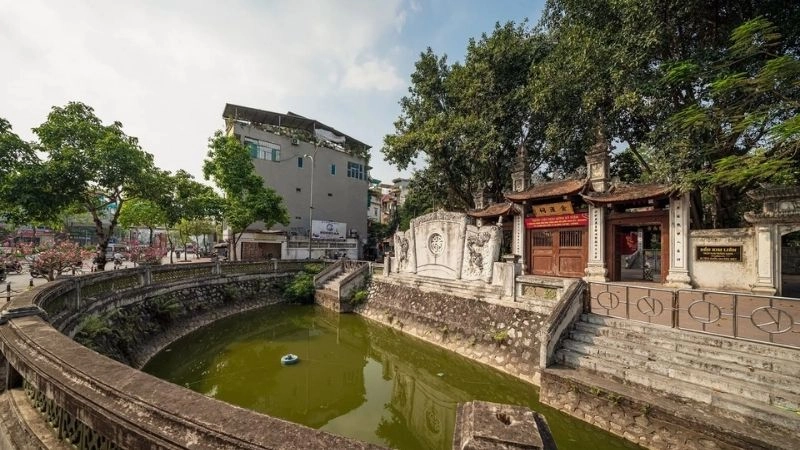 Hình ảnh kiến trúc đình Kim Liên cổ kính