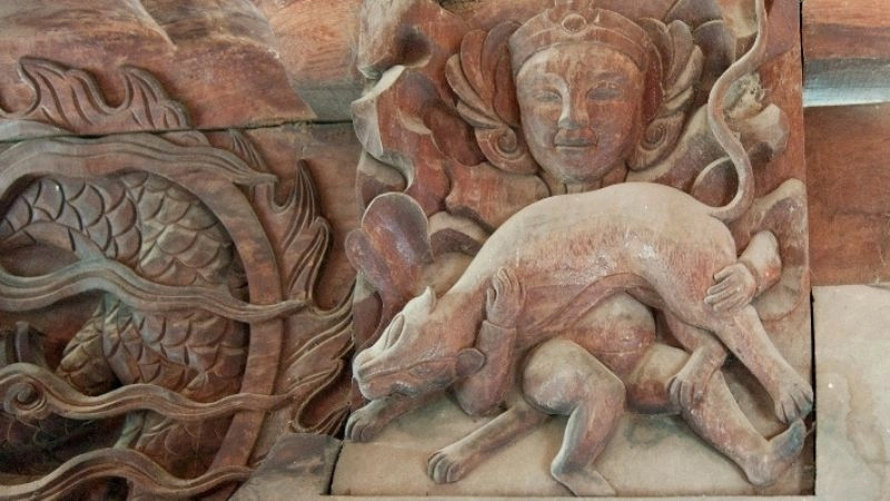 Hình ảnh Đình Tây Đằng đẹp bình yên giữa làng quê Việt