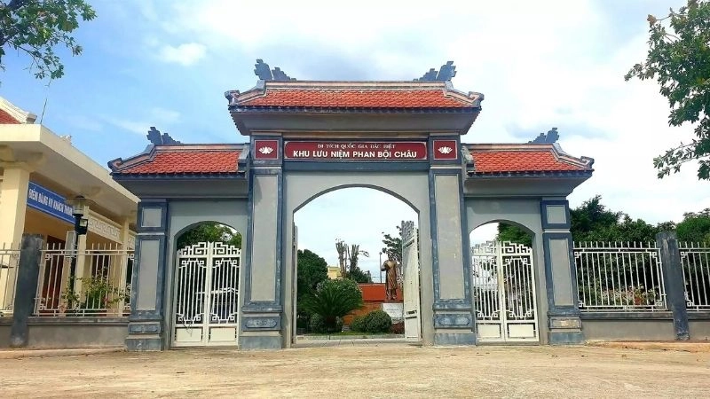Hình ảnh khu lưu niệm Phan Bội Châu đậm màu ký ức