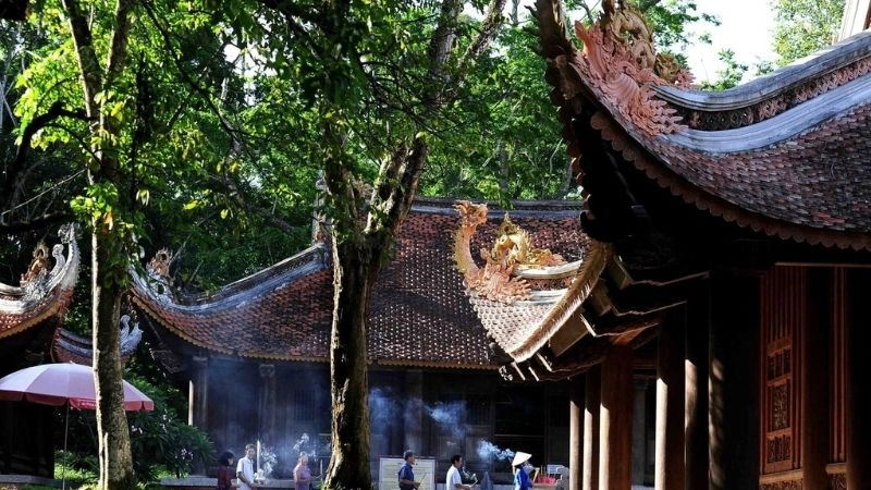 Vẻ uy nghiêm của điện Lam Kinh công trình kiến trúc cổ